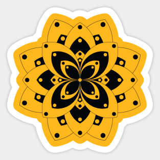 Butterfly Flower Sticker